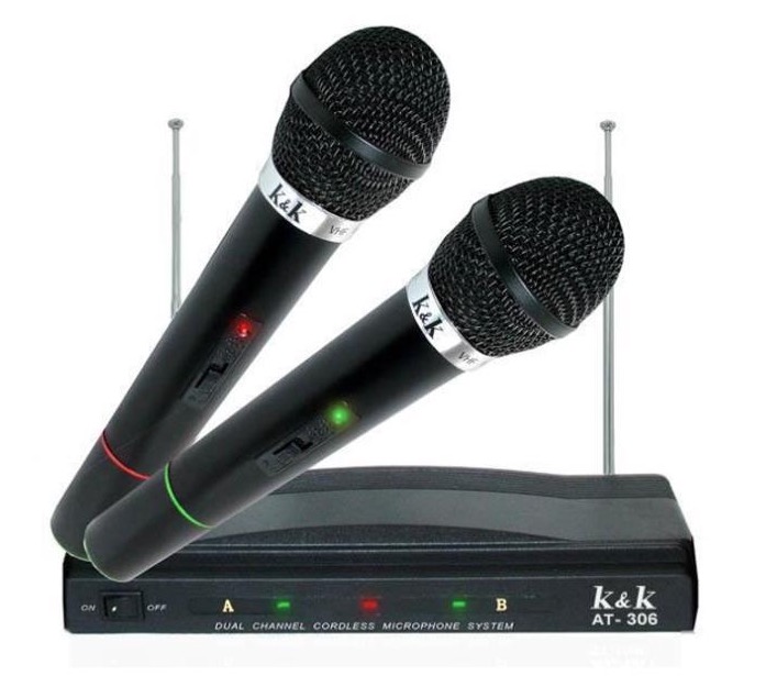 Set 2 microfoane wireless AT-306